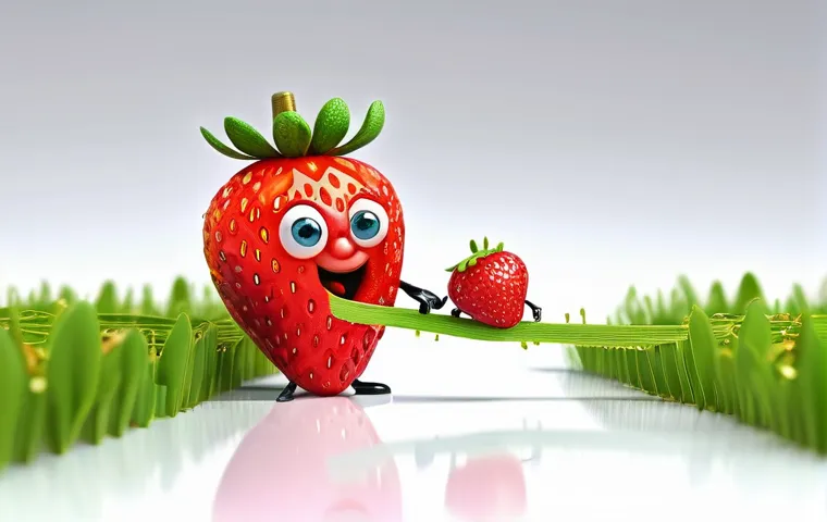 라바 제작 과정에서의 에피소드 - A vibrant 3D animated scene featuring the iconic Red Larva and Yellow Larva engaged in a humorous tu...